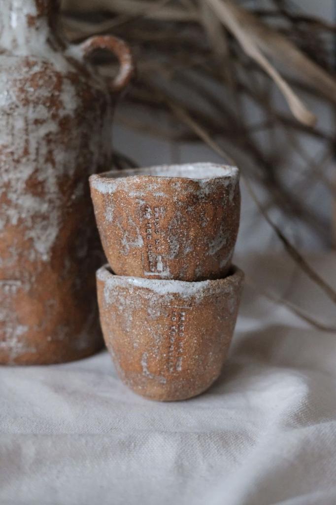 Стакан из шамота