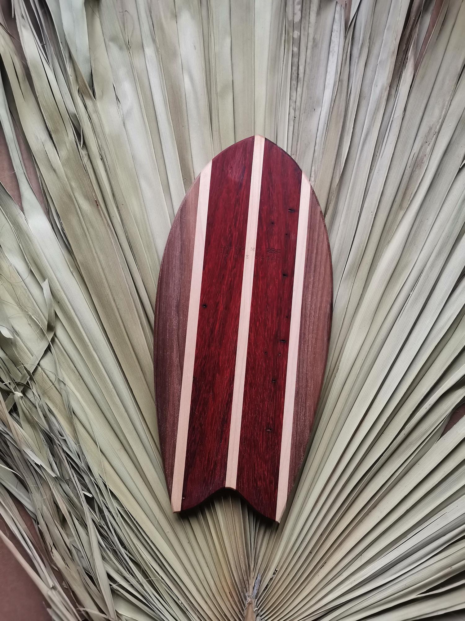 Разделочная доска Walnut/paduk Little Fish