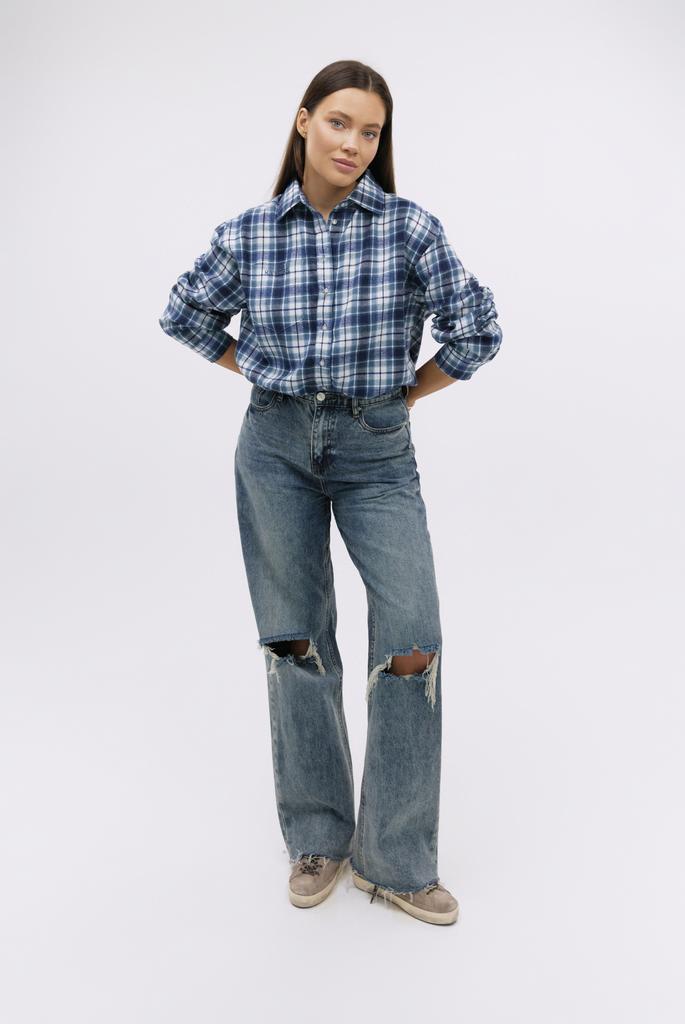 РУБАШКА ГОЛУБАЯ МАТЧА