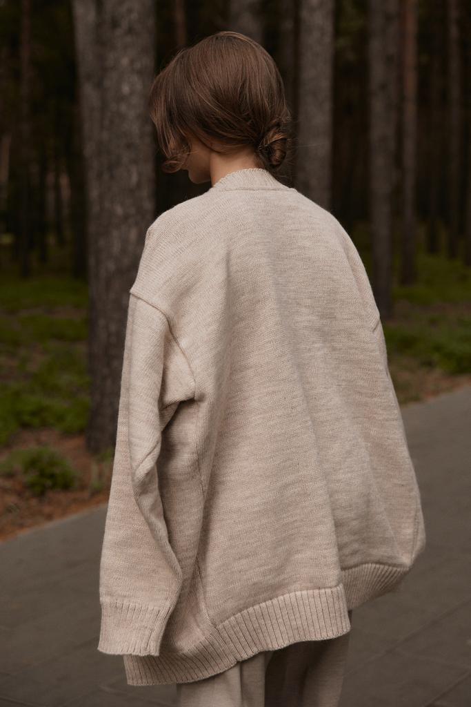 КАРДИГАН MELANGE BEIGE