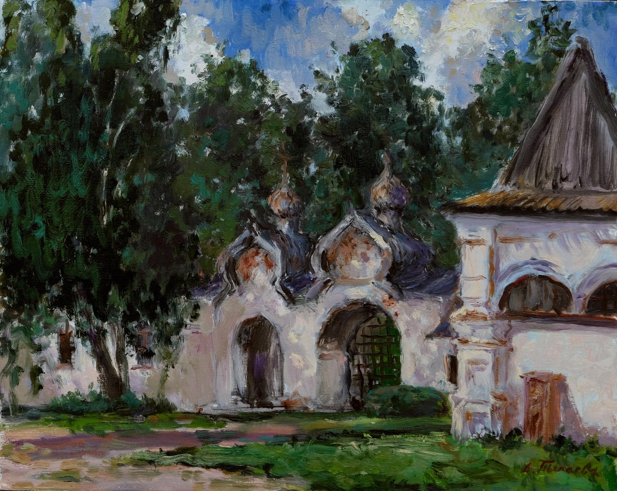 дворик Знаменского собора в Новгороде