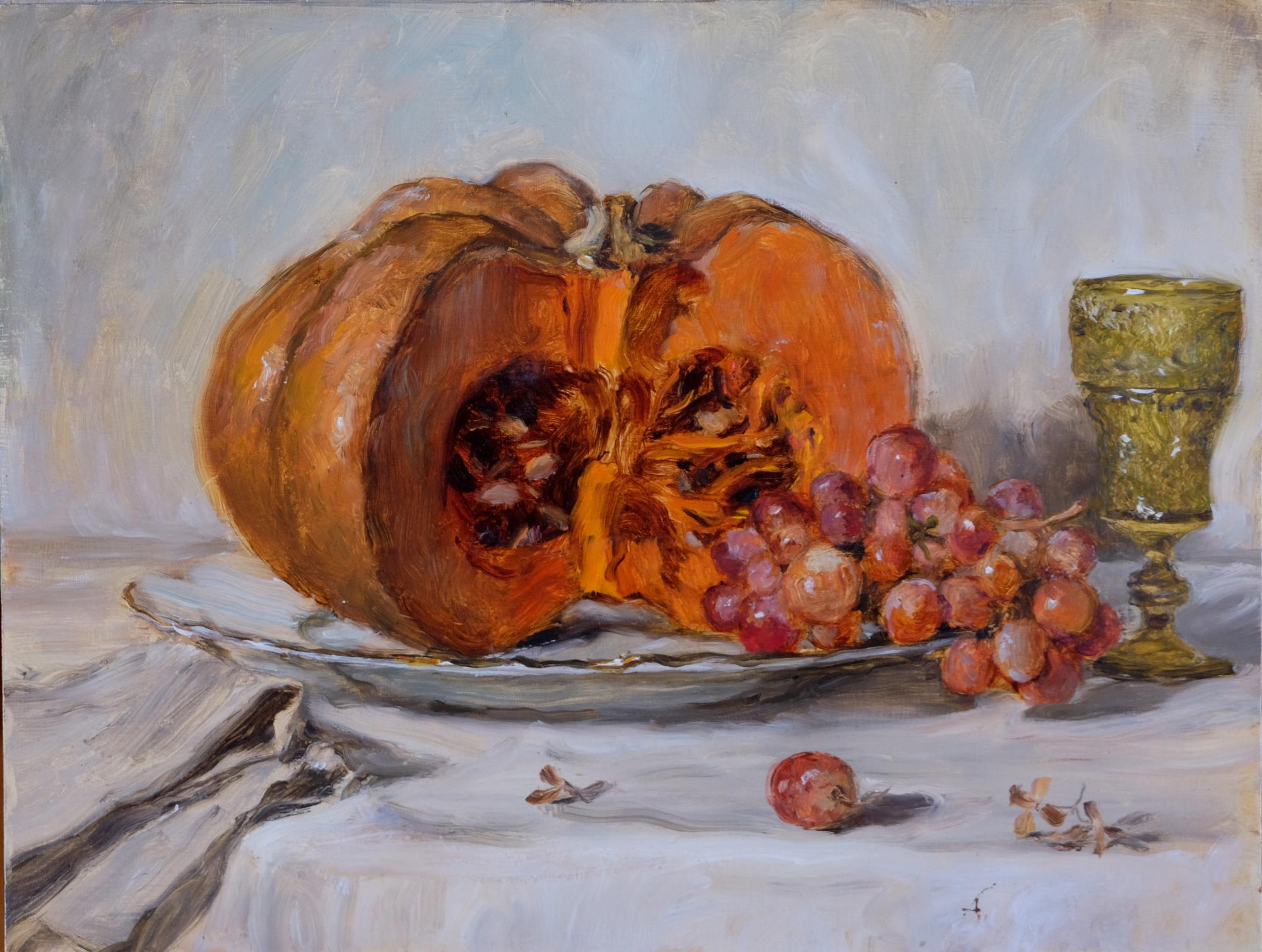 Натюрморт с тыквой