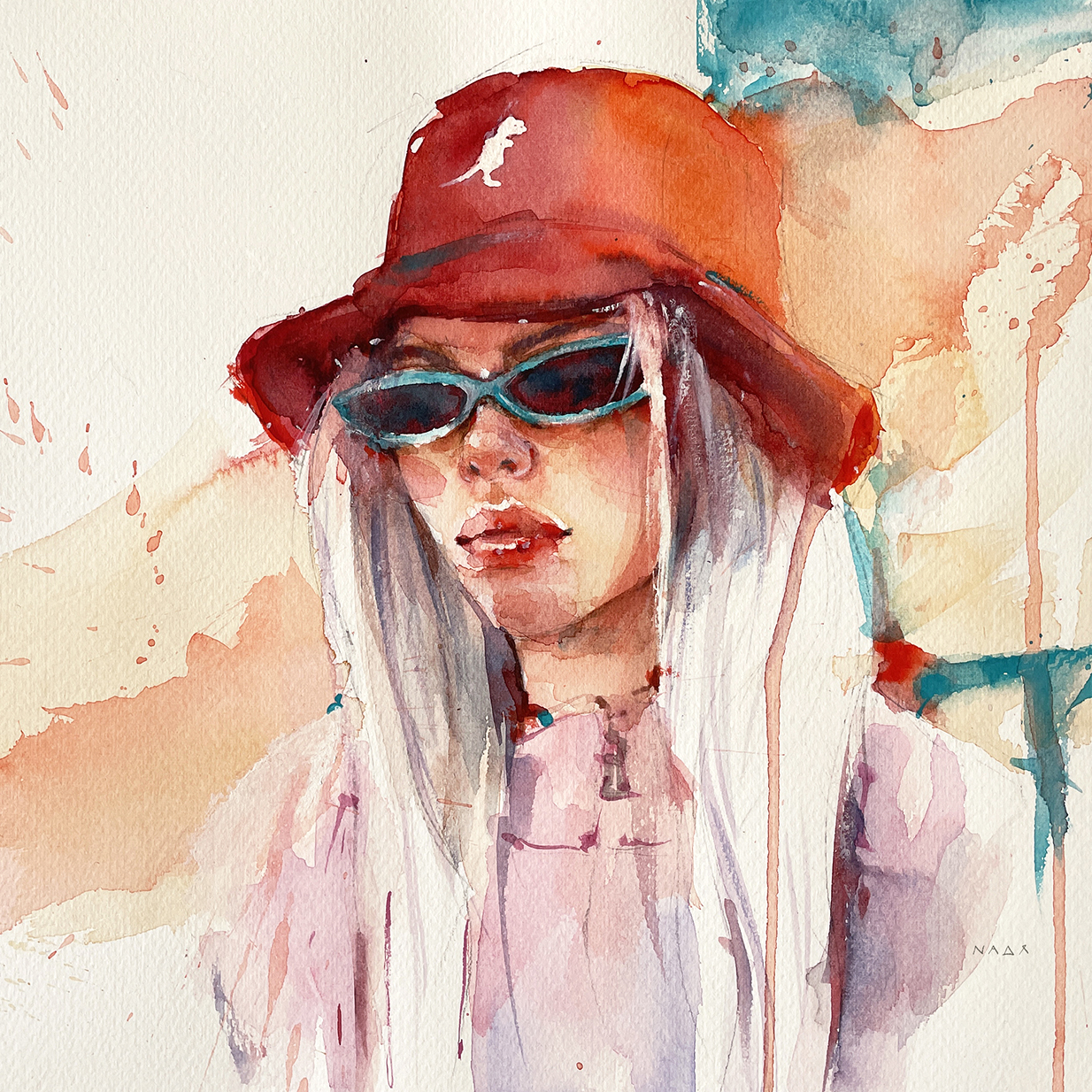 "Billie Eilish and the Red Panama"