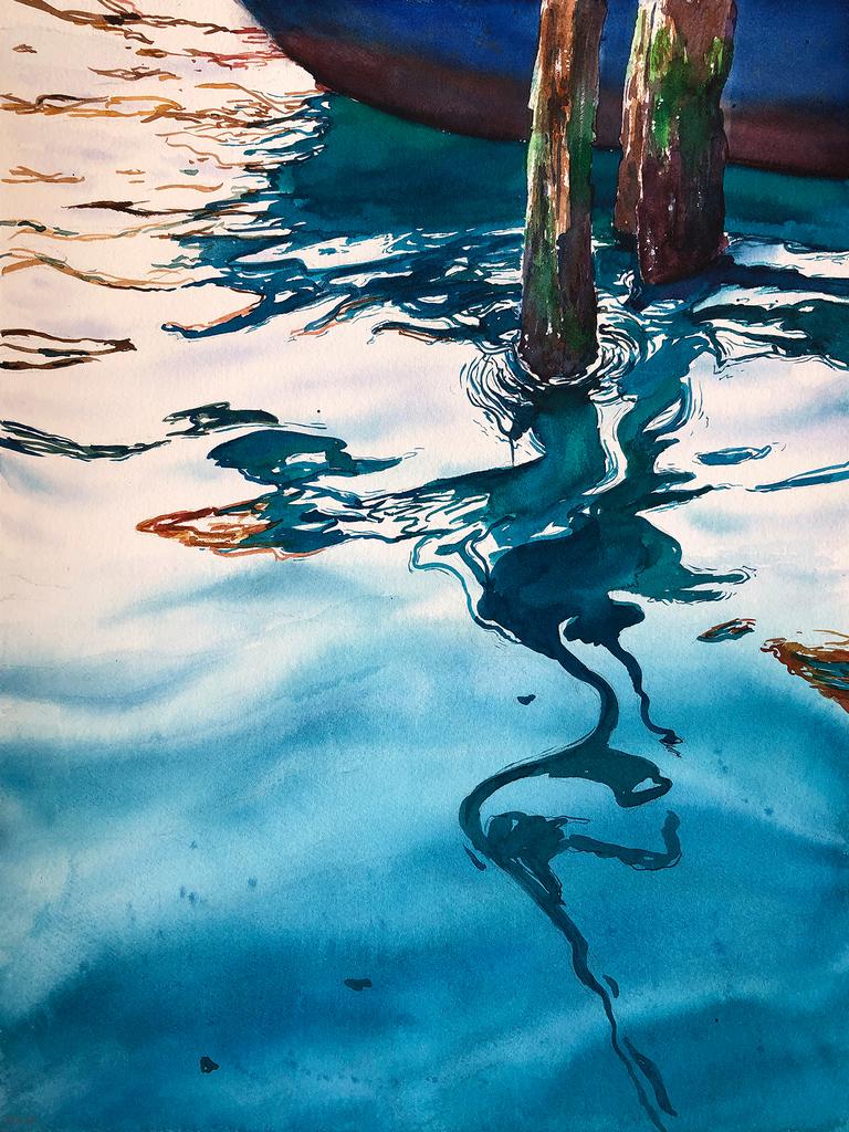 "Reflection in water"