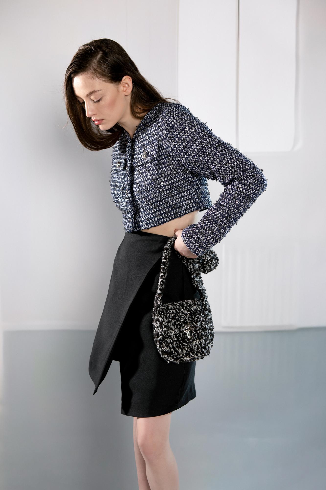 Черная сумка-седло