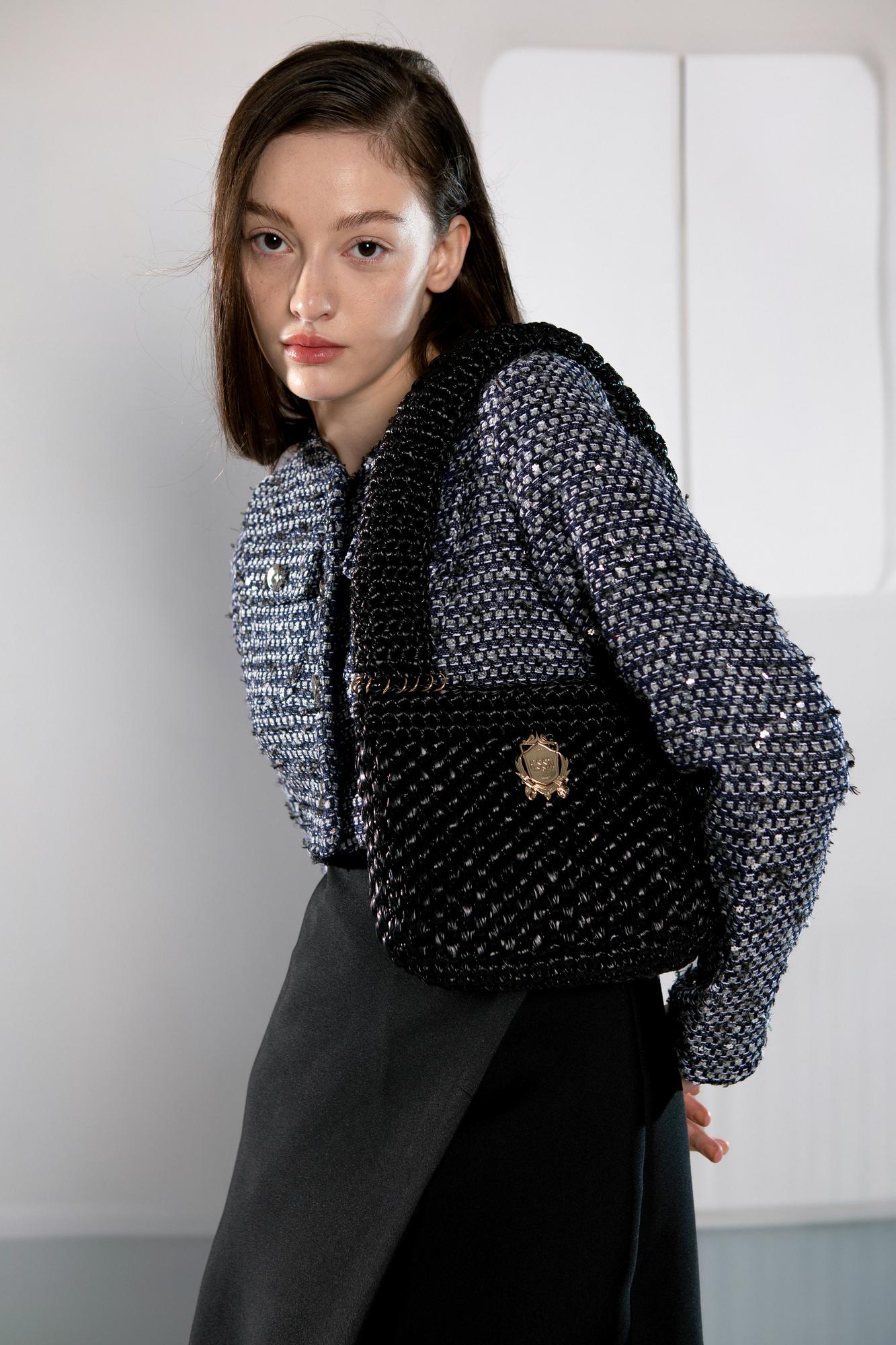 Черная сумка-хобо