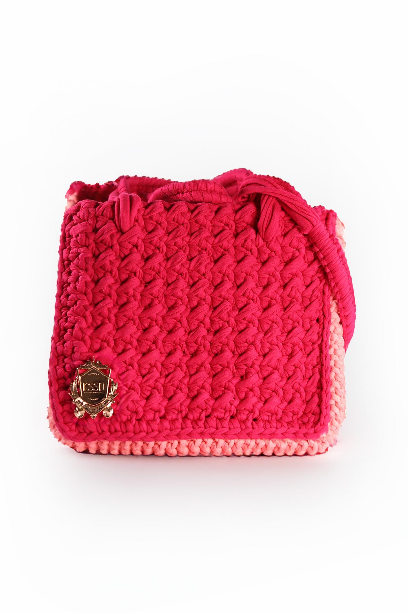 Розовая сумка-гамак