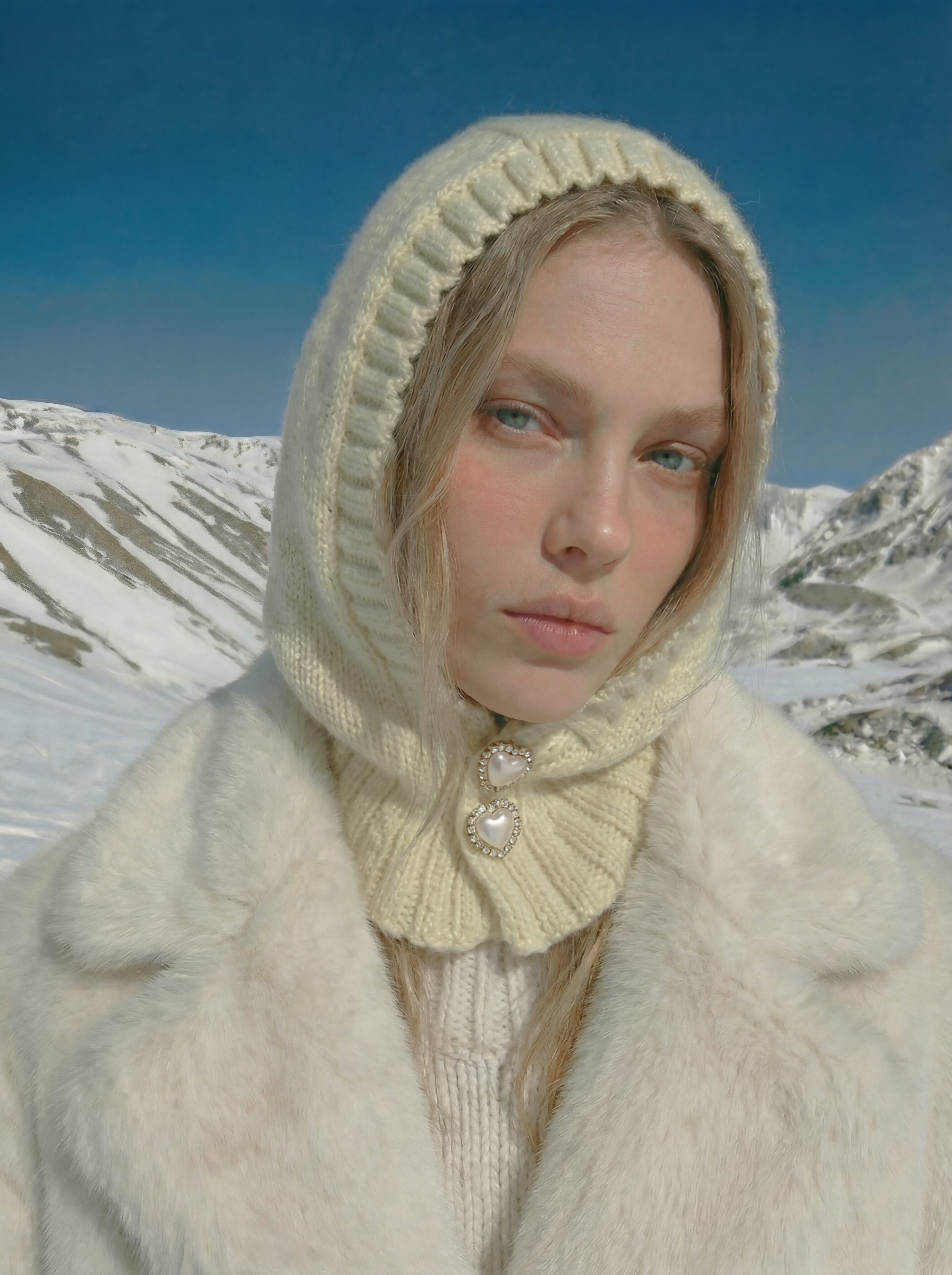 Капор на пуговицах