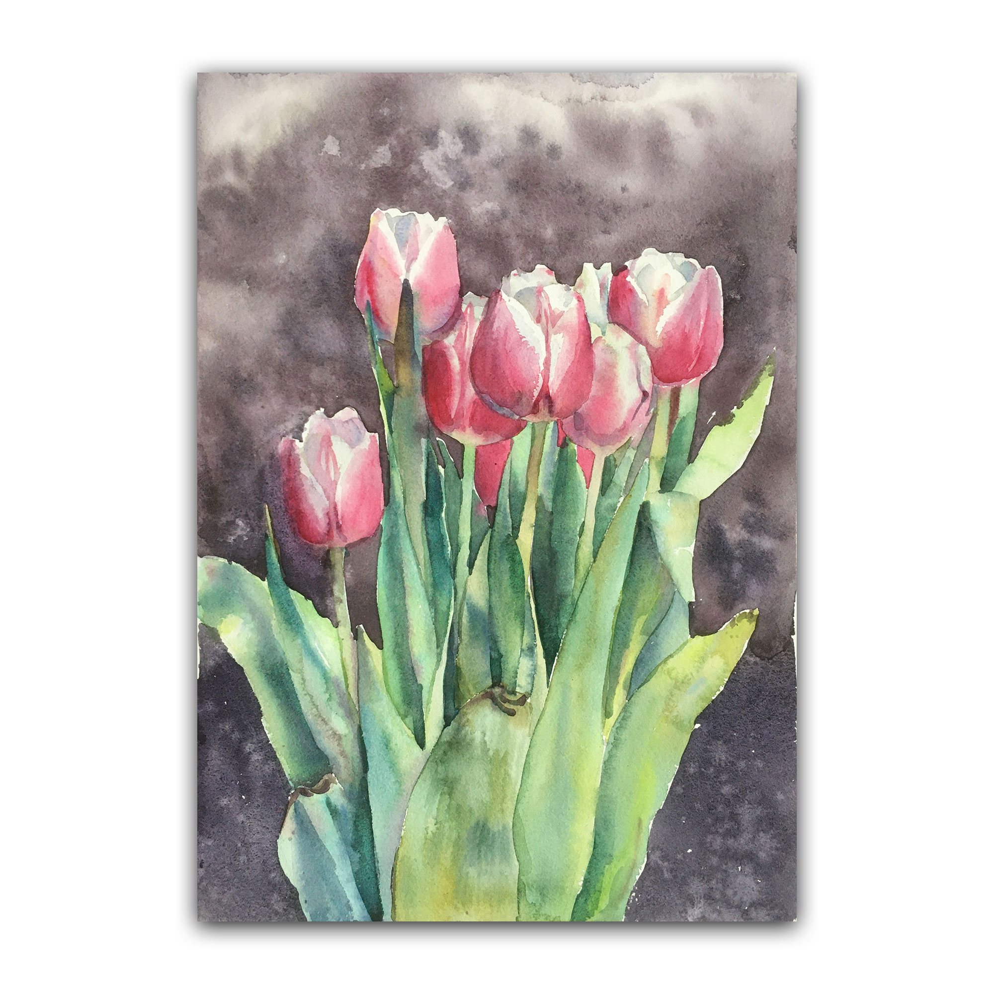 Картина "Первые тюльпаны"