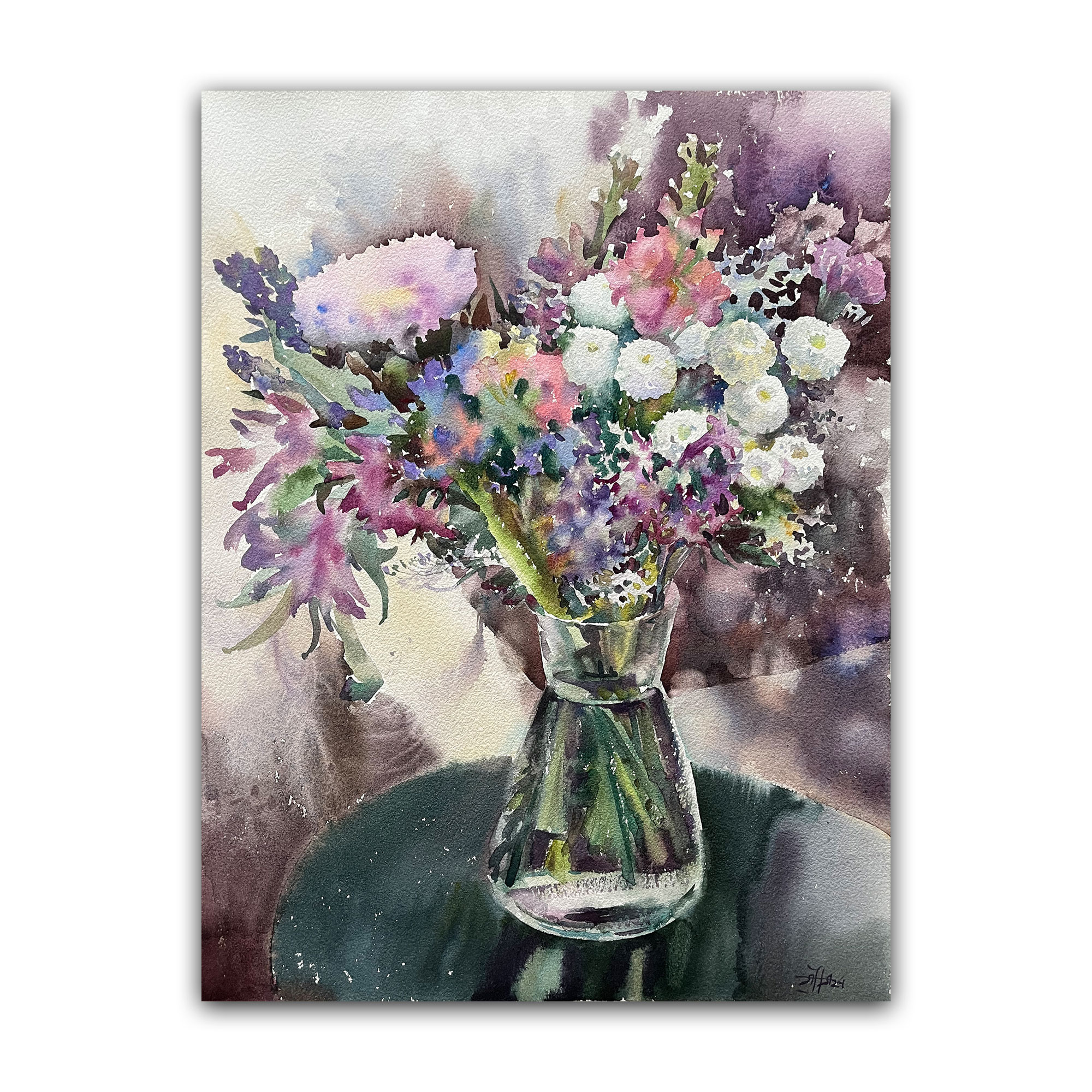 Картина "Букет блики и зефирки"