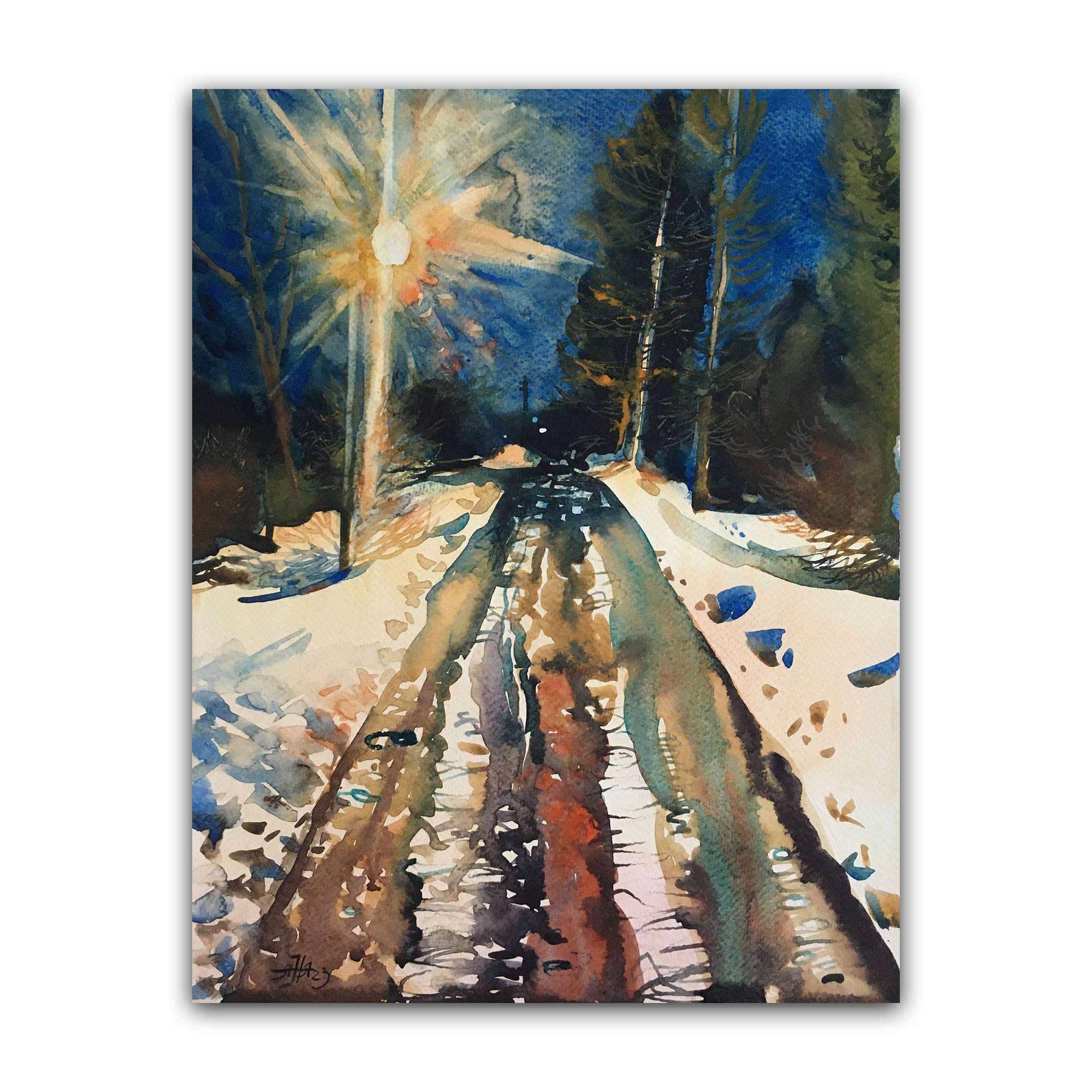 Картина "Ледяная дорога"