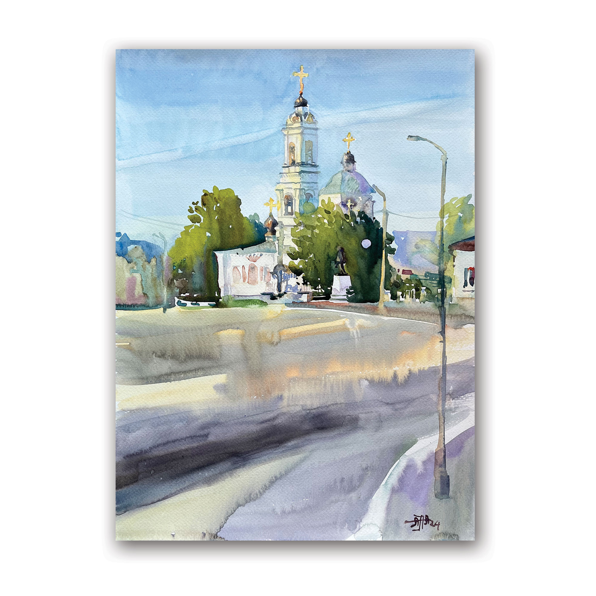 Картина "Таруса центр"