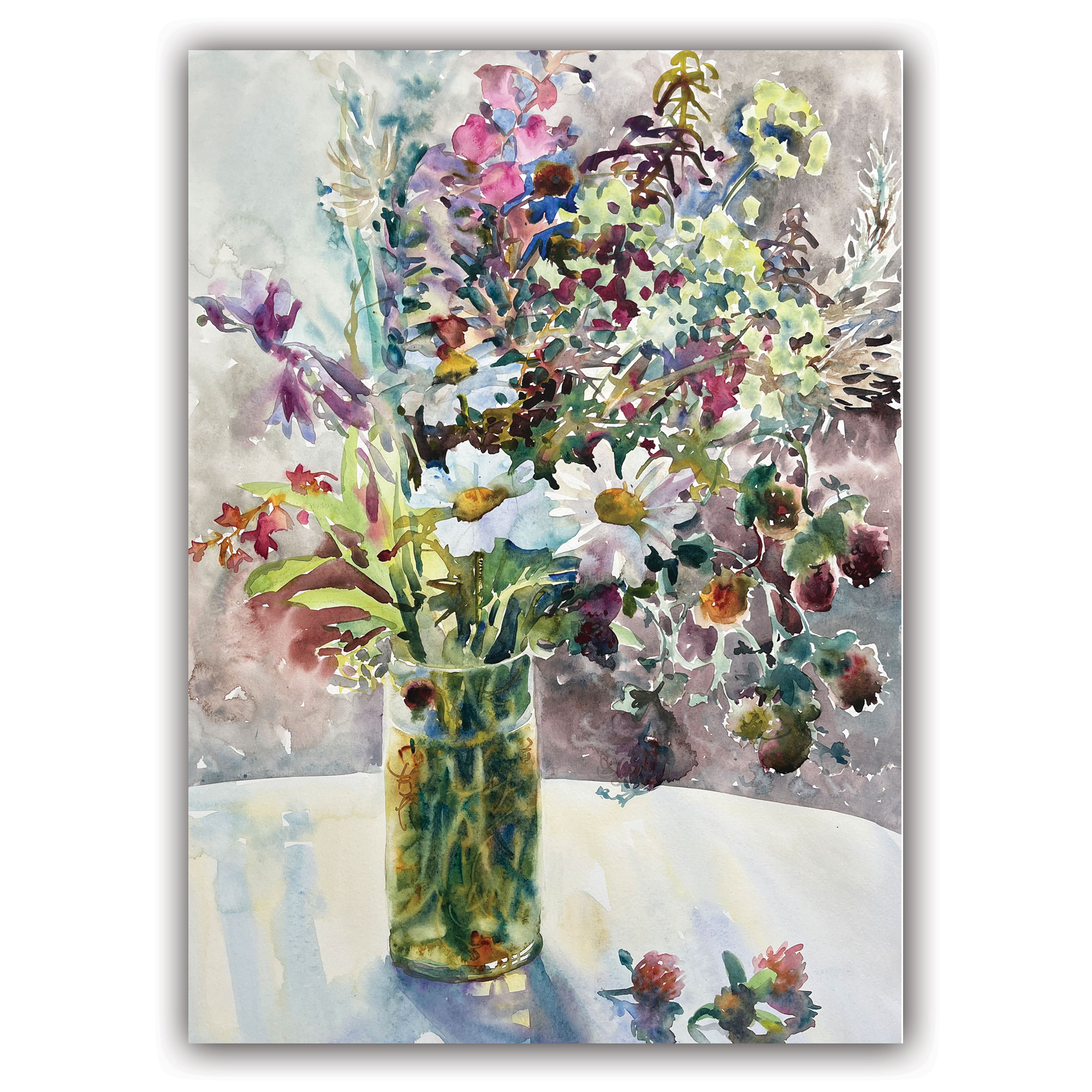 Открытка "Полевые цветы"