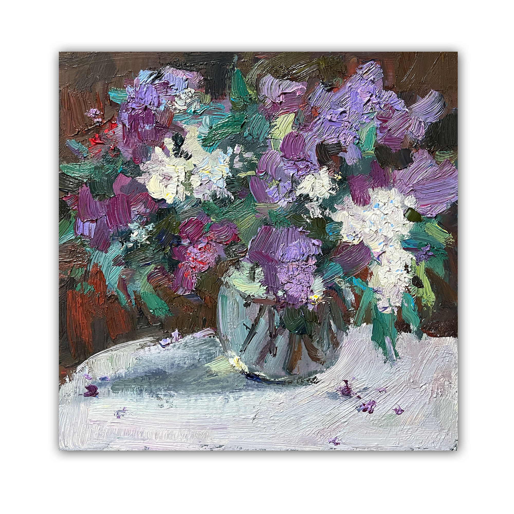 Картина "Сирень лиловая"