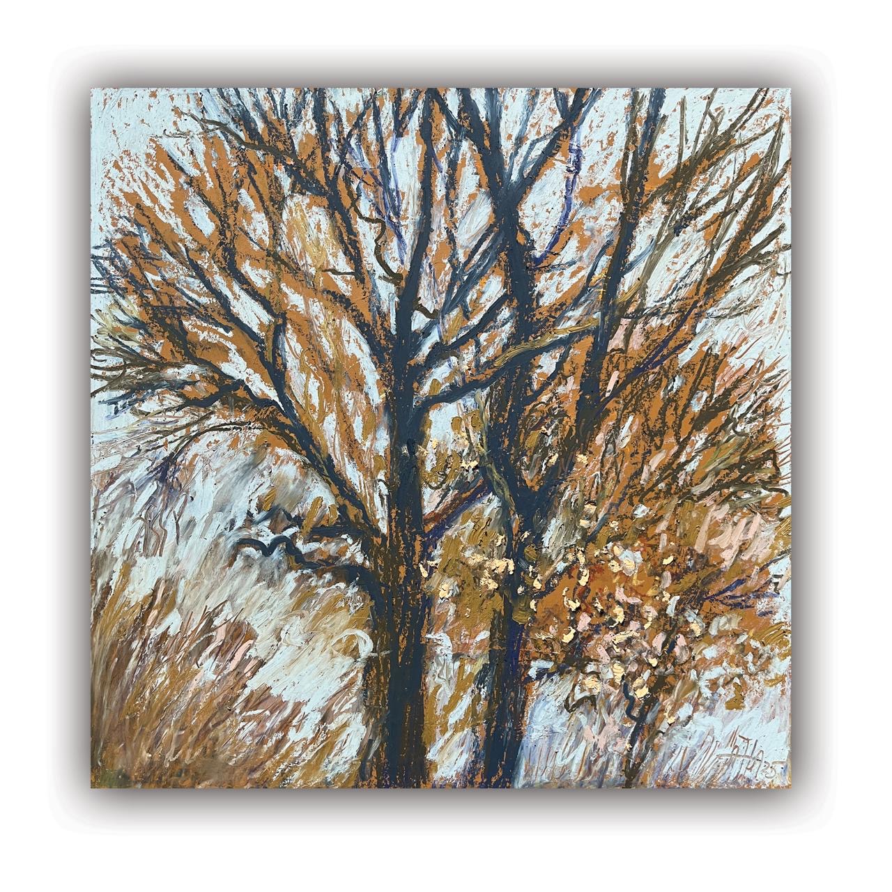 Картина «Драгоценные листья»