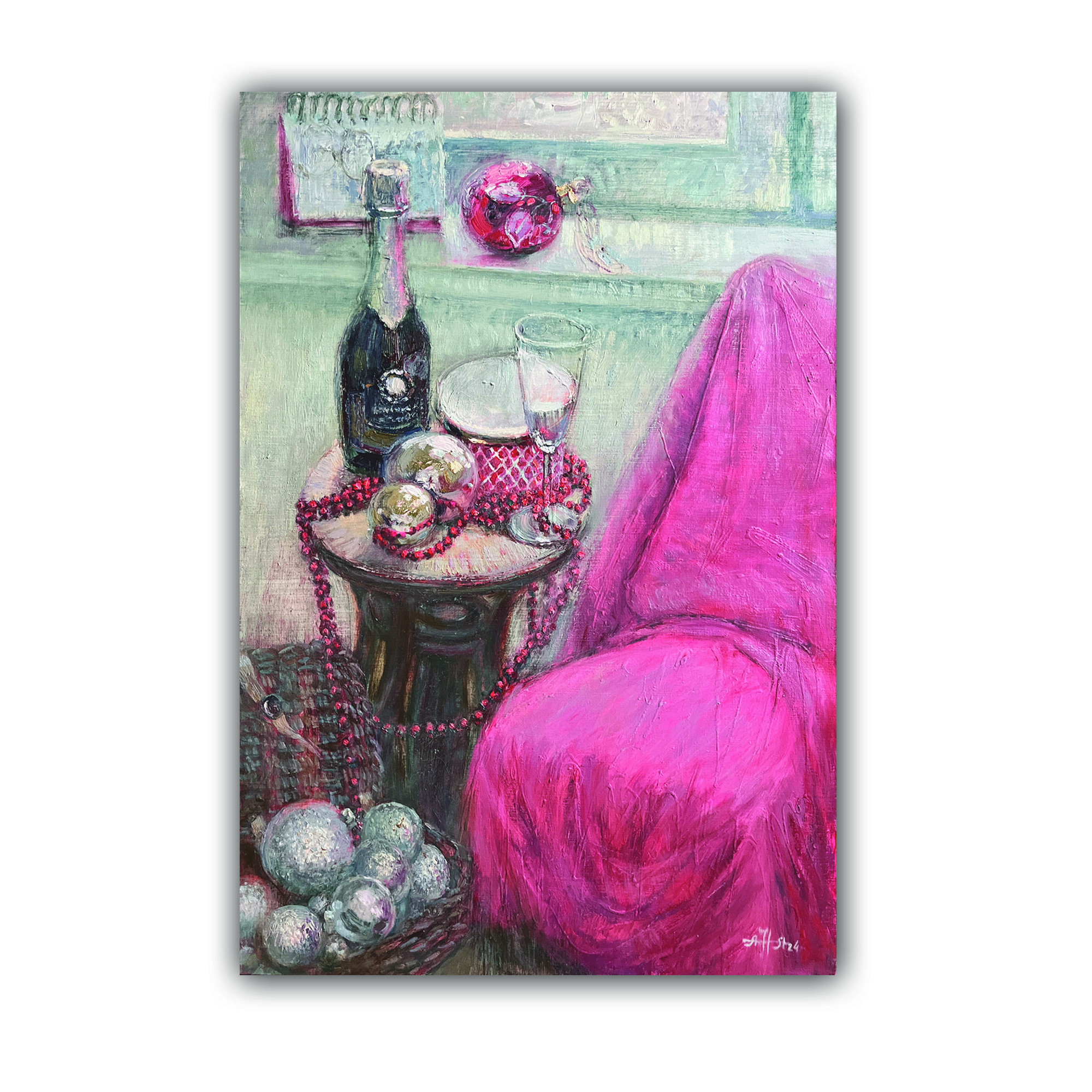 Открытка "Новогодний шарик"