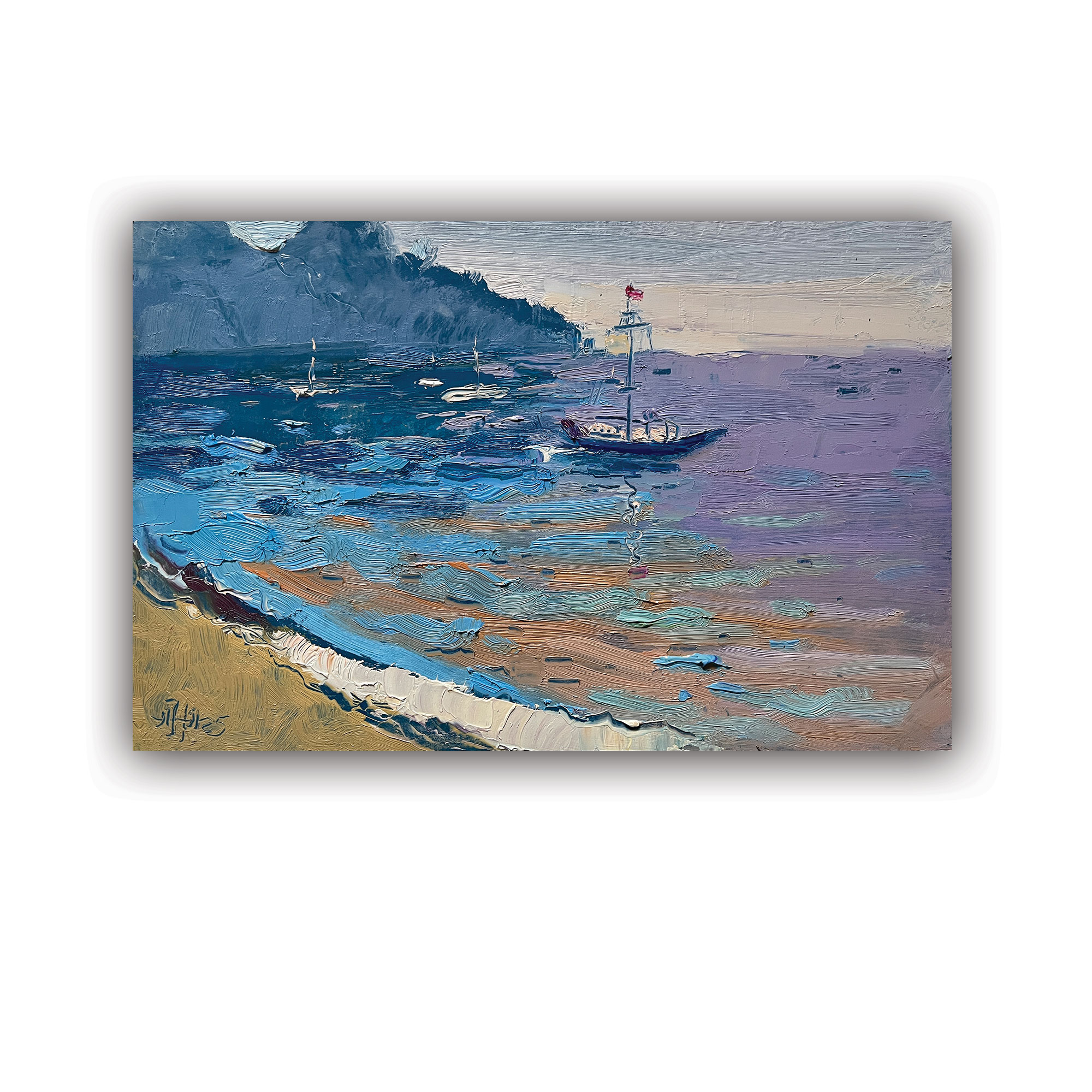 Картина "Бухта в Олимпосе 2"