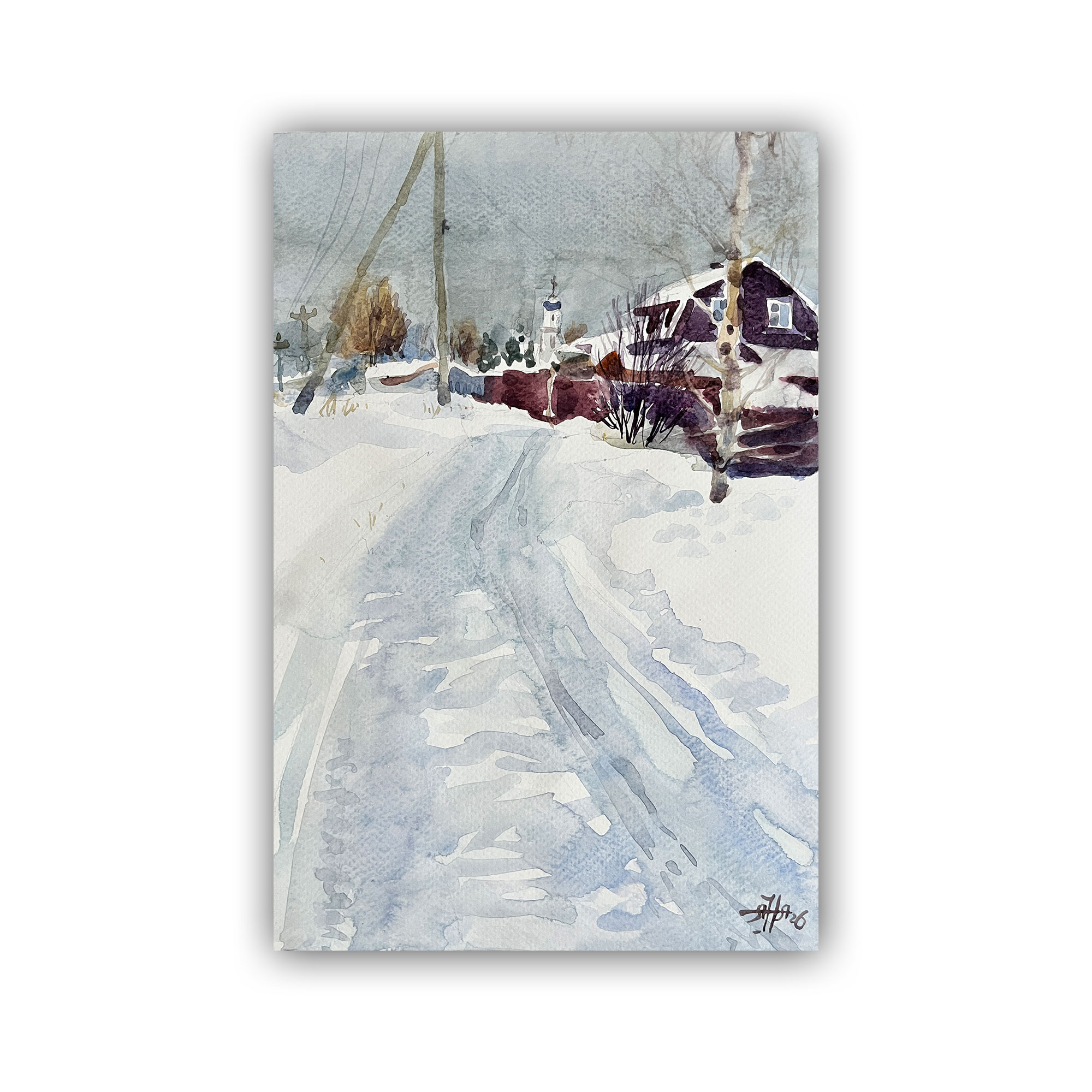 Картина "За околицей"