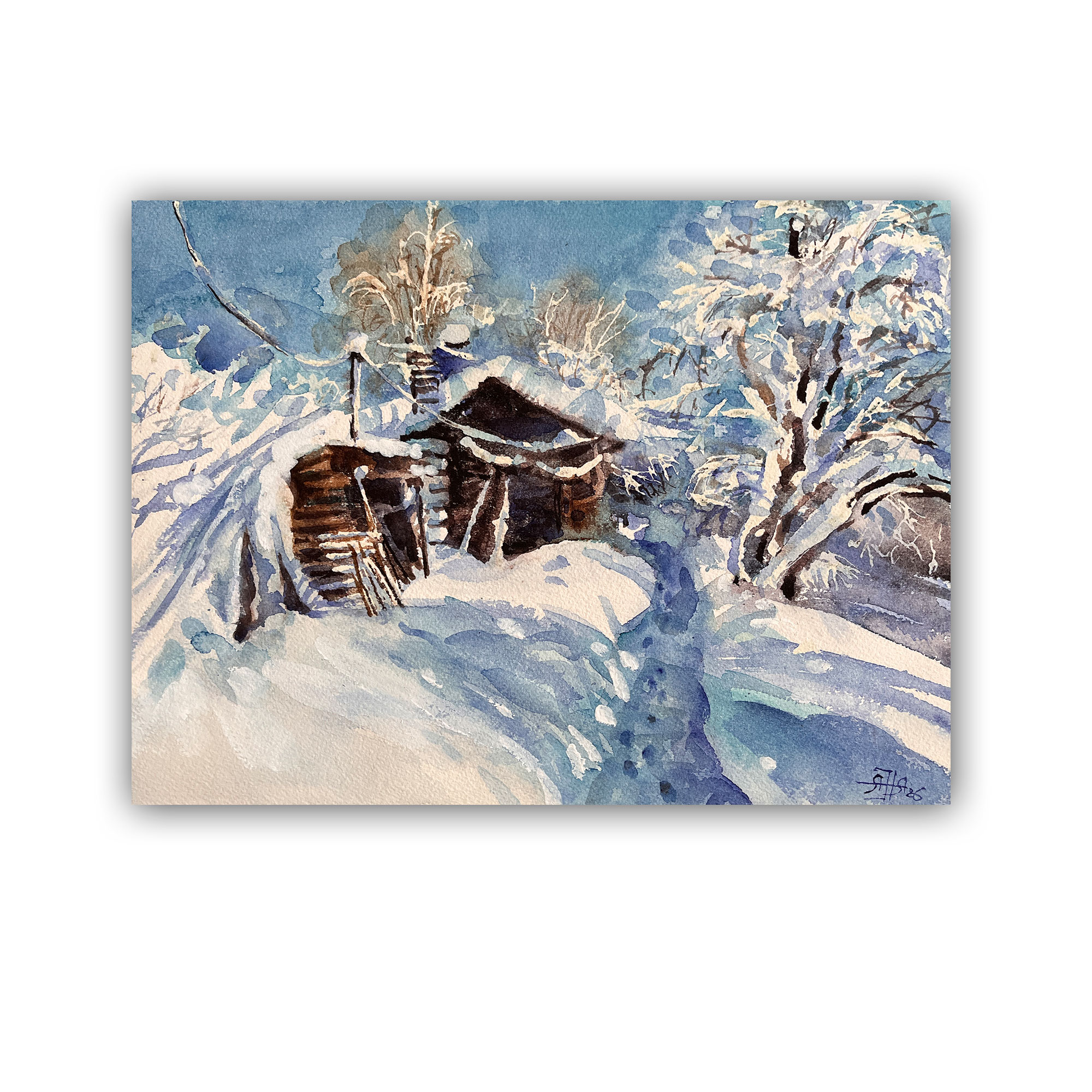 Картина "Снежно"