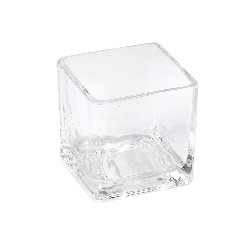 046478 / Подсвечник "Стаканчик КУБ", 6х6х6см
