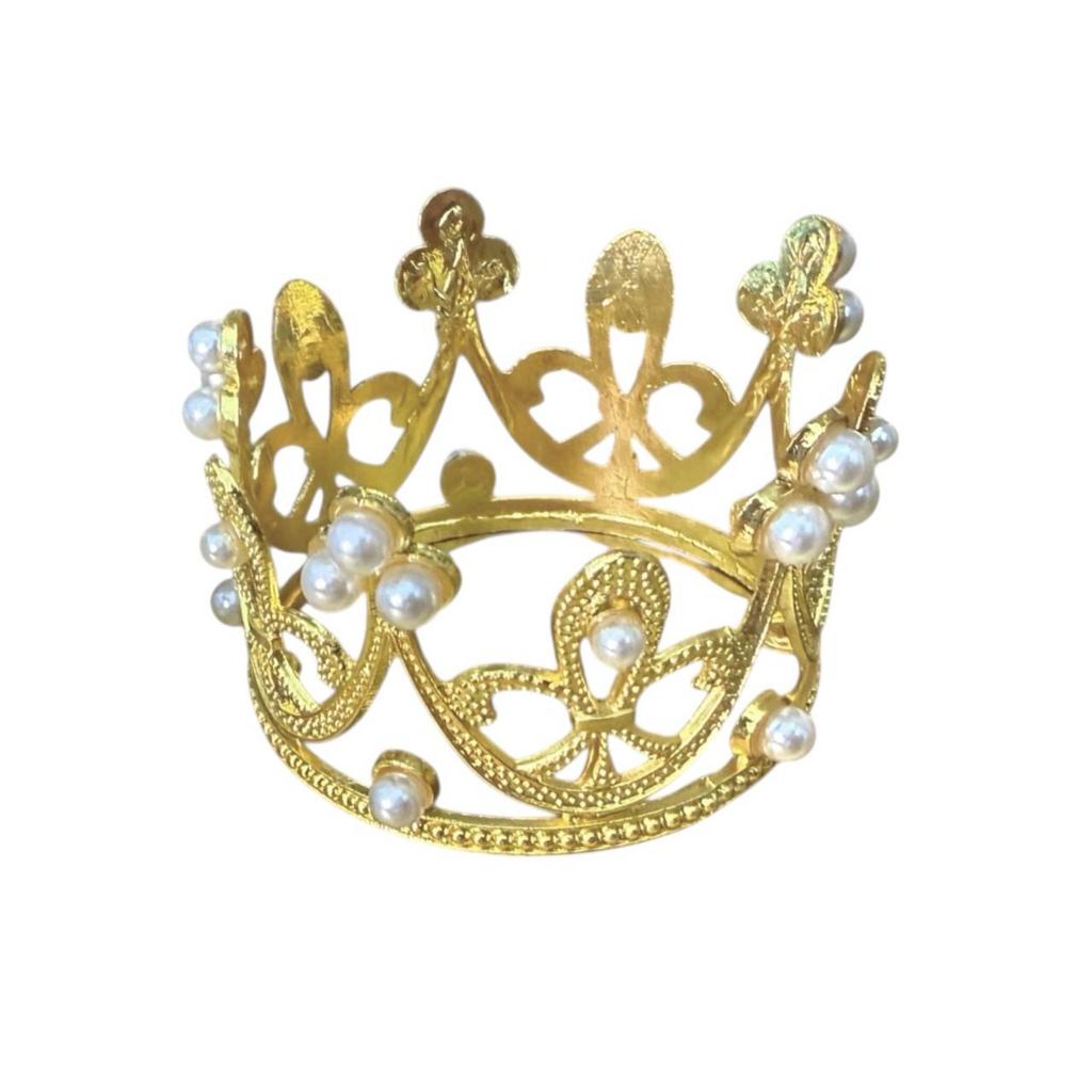 046455 / Золотая корона, диаметр 6,5 см