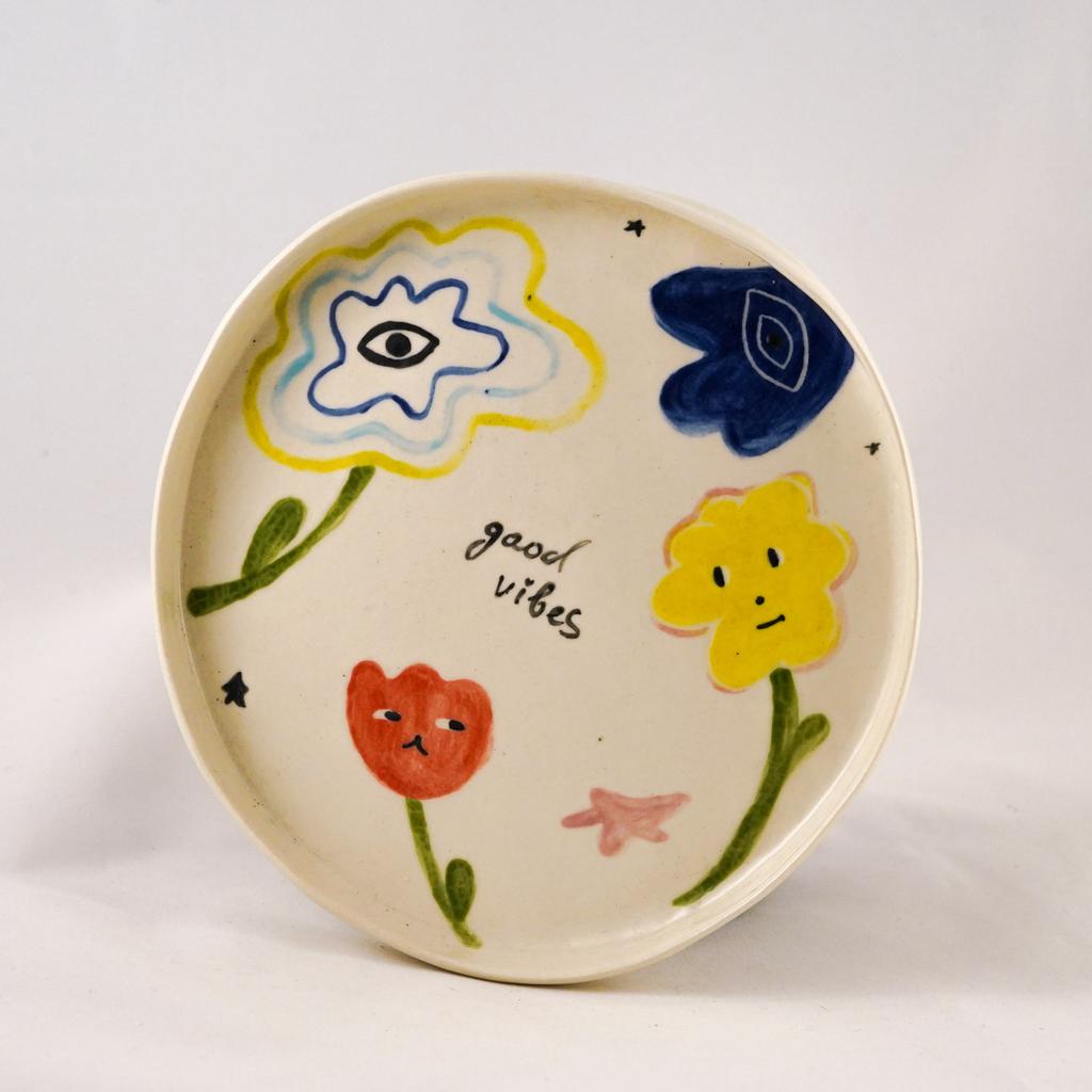 Тарелка "GOOD VIBES"