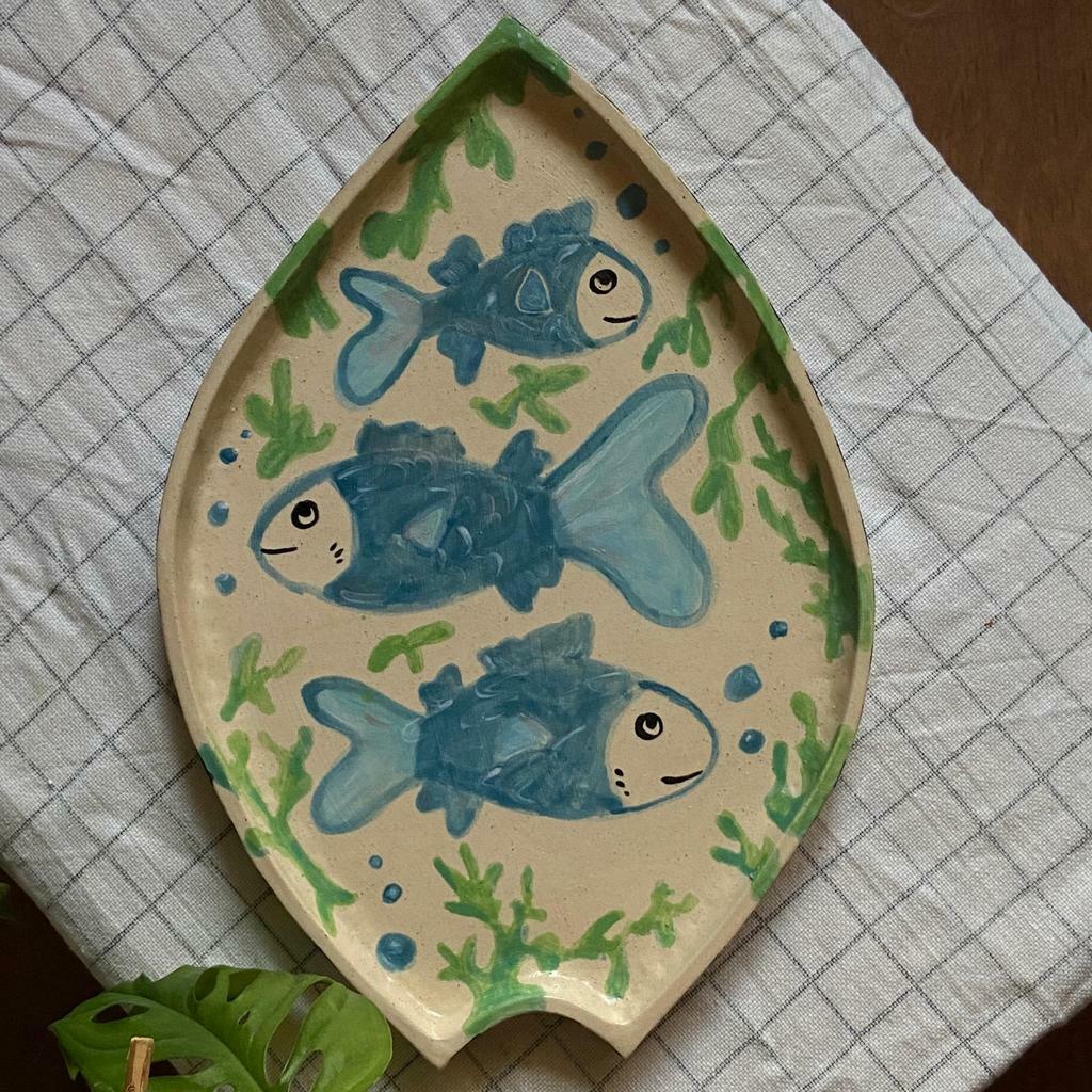 Тарелка "Речной сёрф"