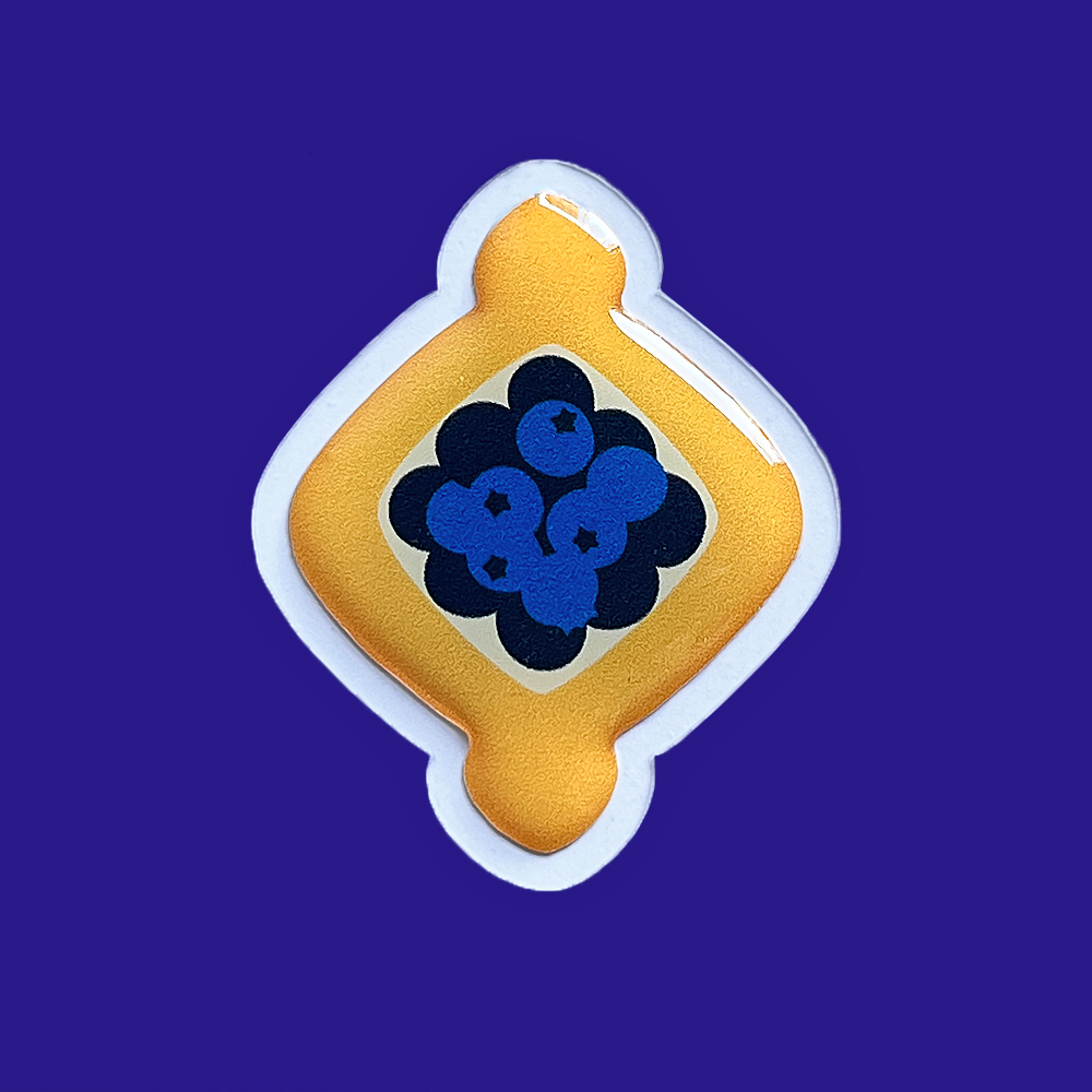 Дениш с голубикой