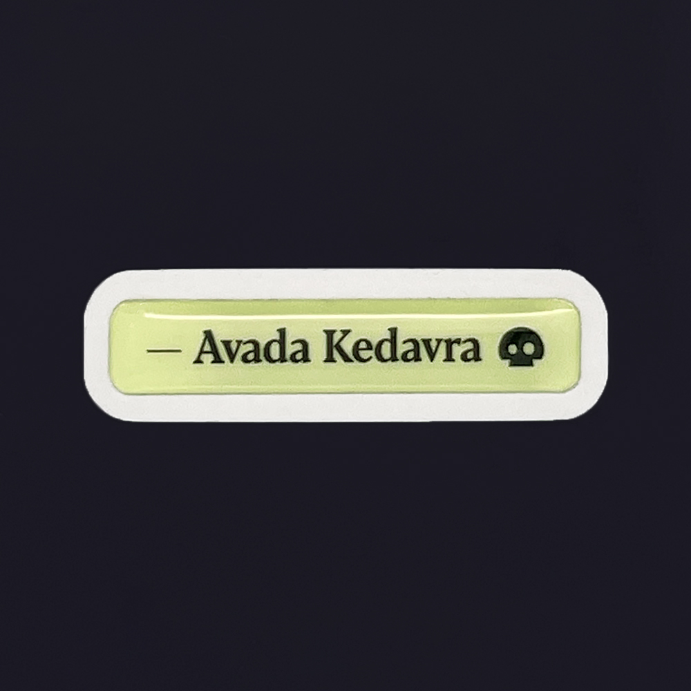 Avada Kedavra