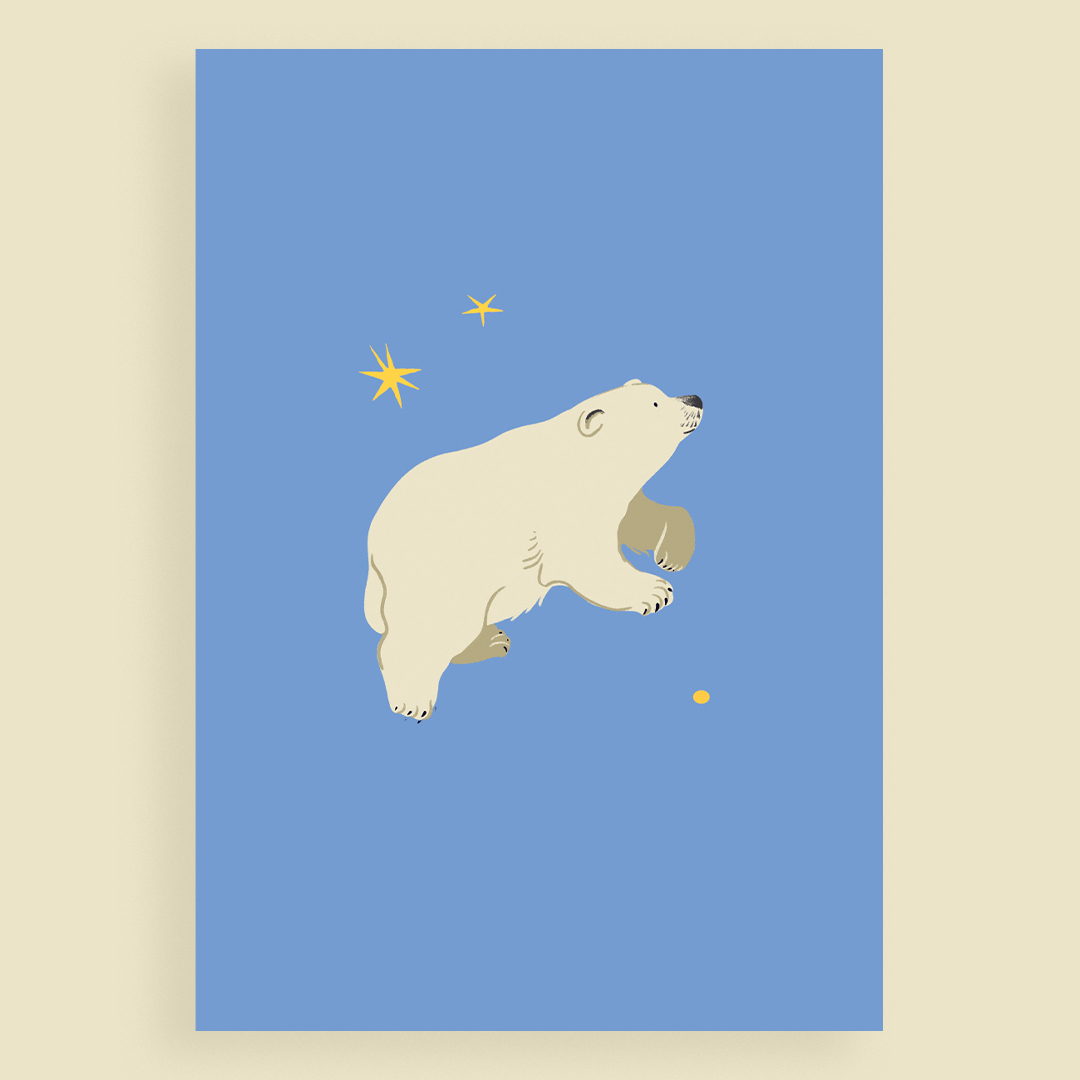 Открытка Белый медведь