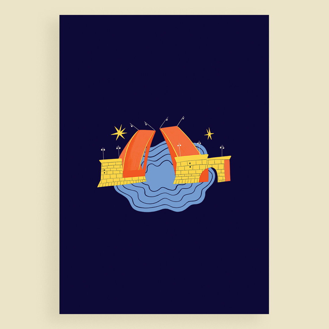 Открытка Мосты