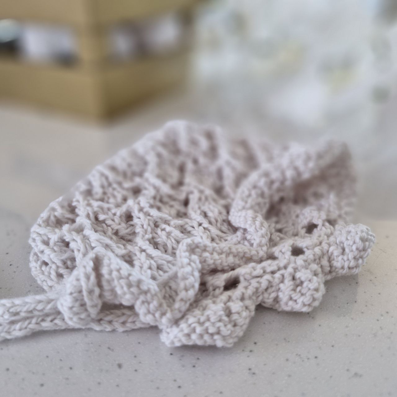 МК "Чепчик кружевной с рюшей"