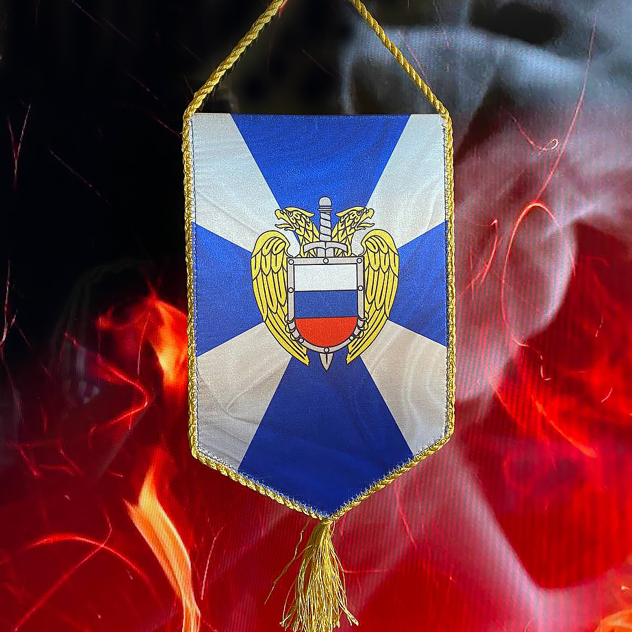 Вымпел ФСО Тканевый 23х14,5 см