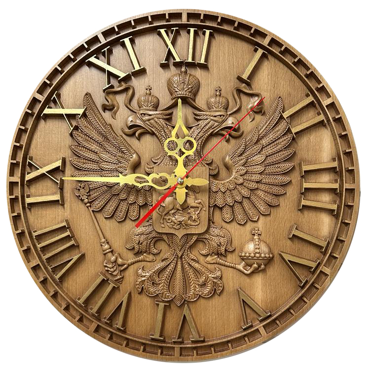 Часы настенные герб России