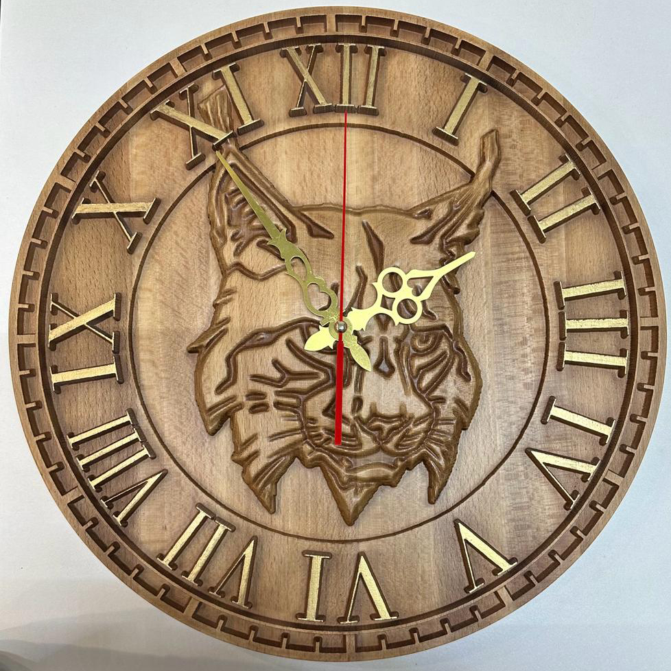 Часы настенные спецподразделение Рысь