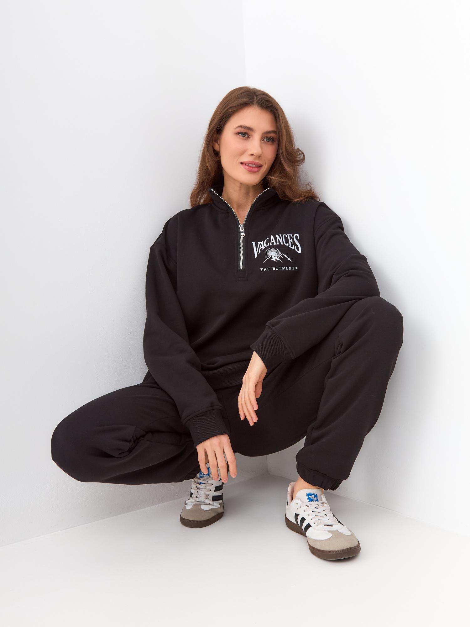 Джоггеры черные