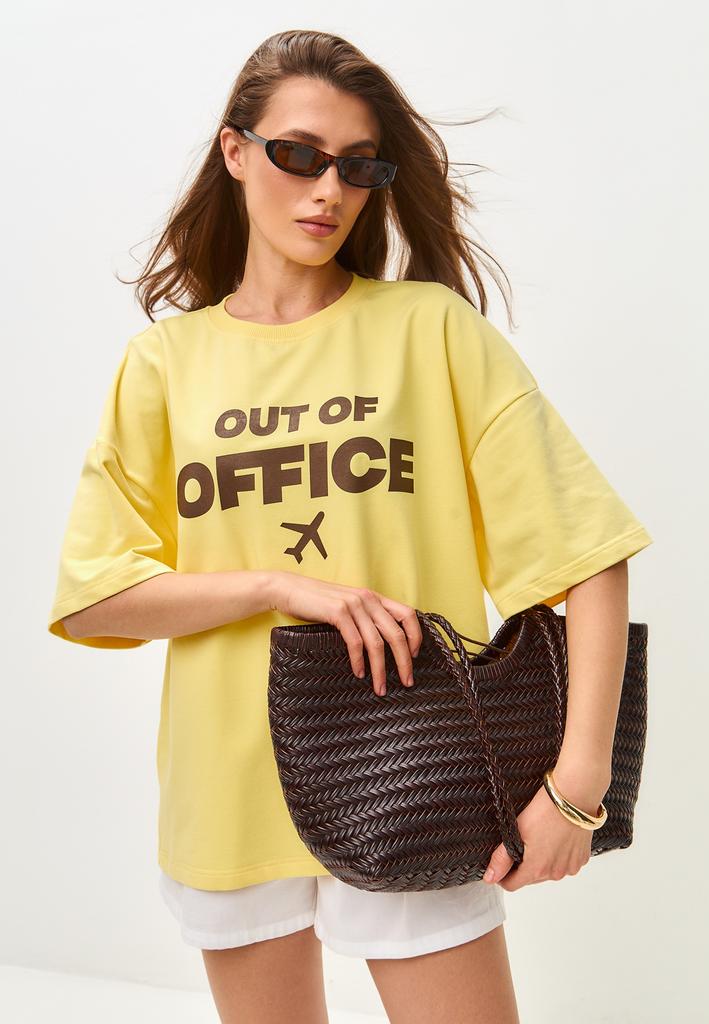 Футболка Out of Office из мягкого футера