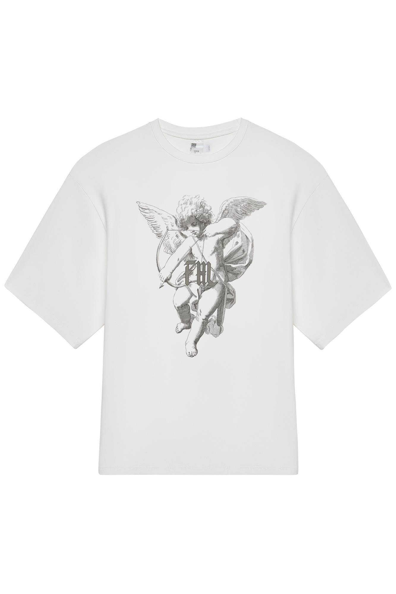 T-SHIRT peach MY HERO milk