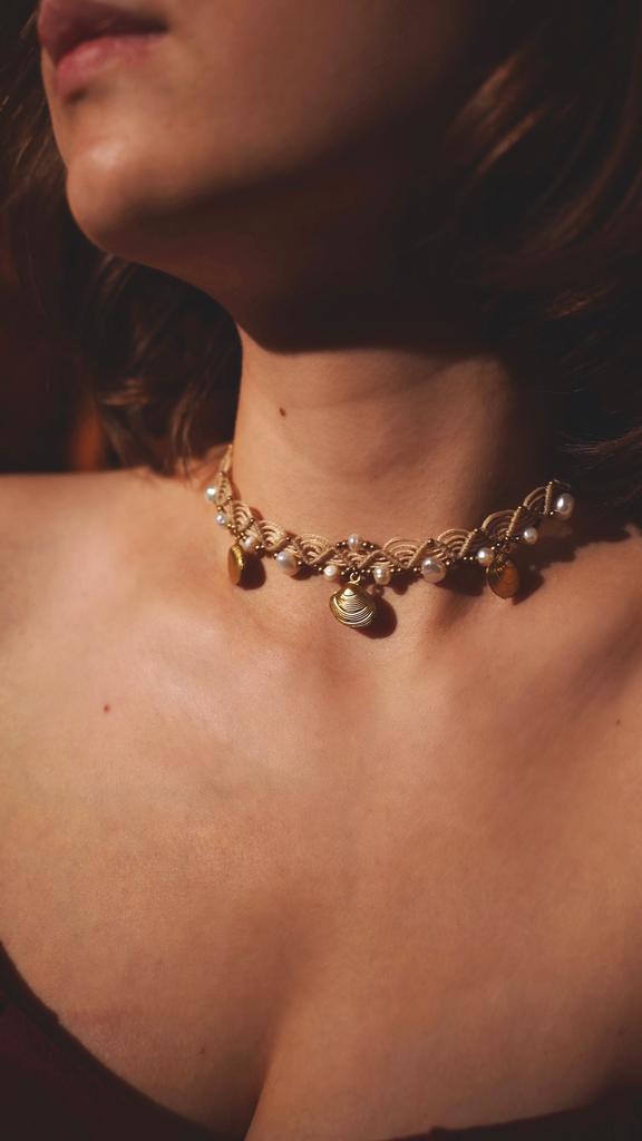 Чокер "Греция", жемчуг