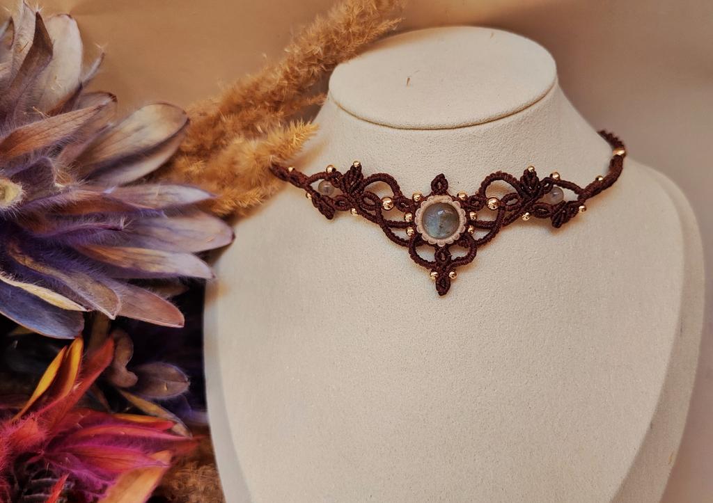 Чокер - тиара "Хранительница леса"