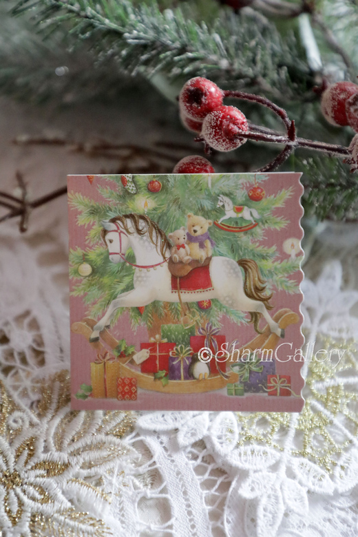 Мини открытка "Новогодняя".