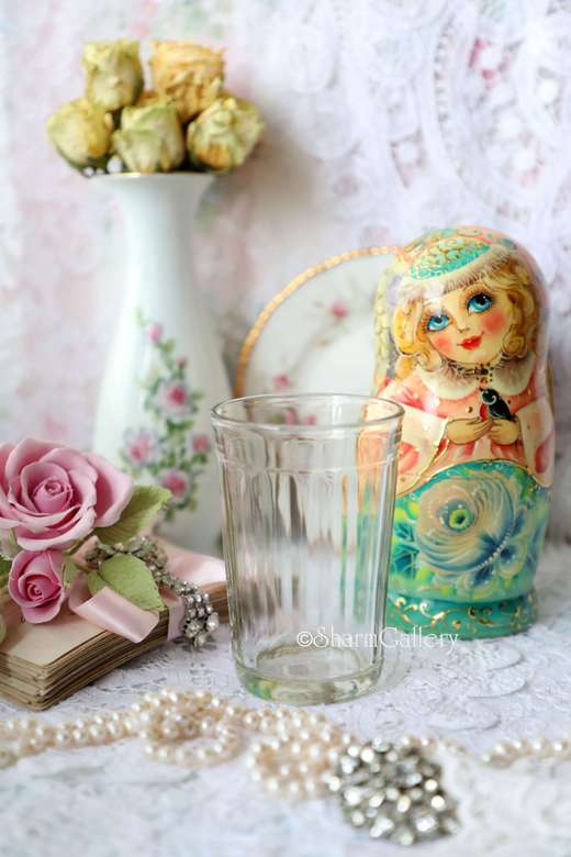 Стакан граненый, стекло СССР.