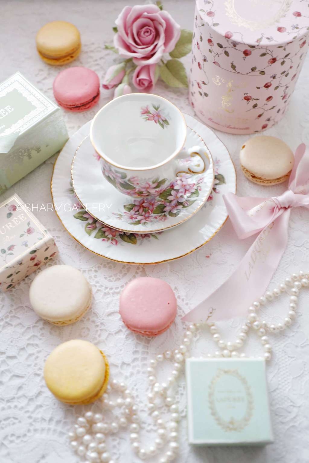 Чайное/кофейное трио Майский цветок. May Flower от Paragon, Англия.