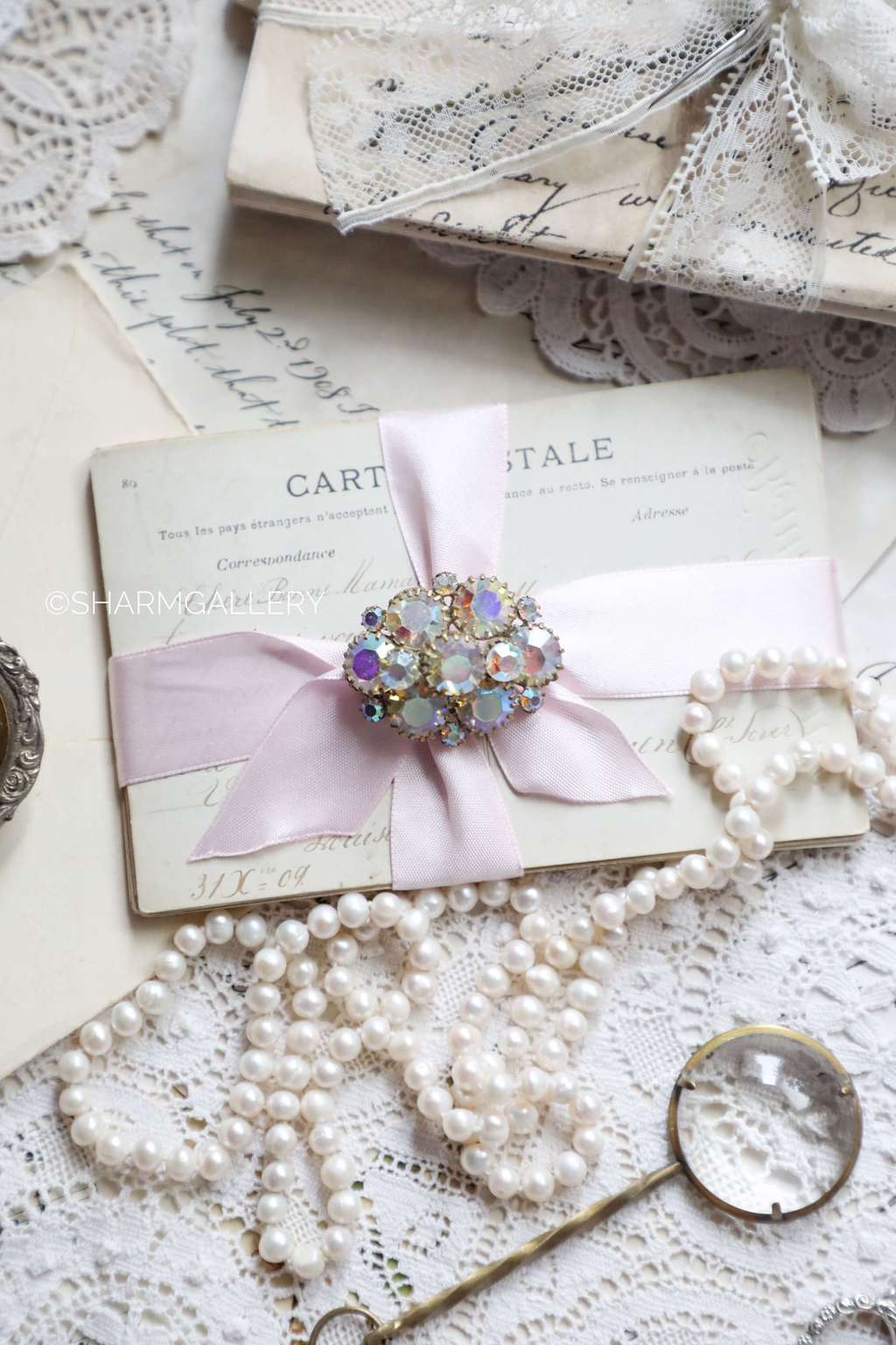 Брошь №7. Винтажная радужная брошка, Чехословакия.