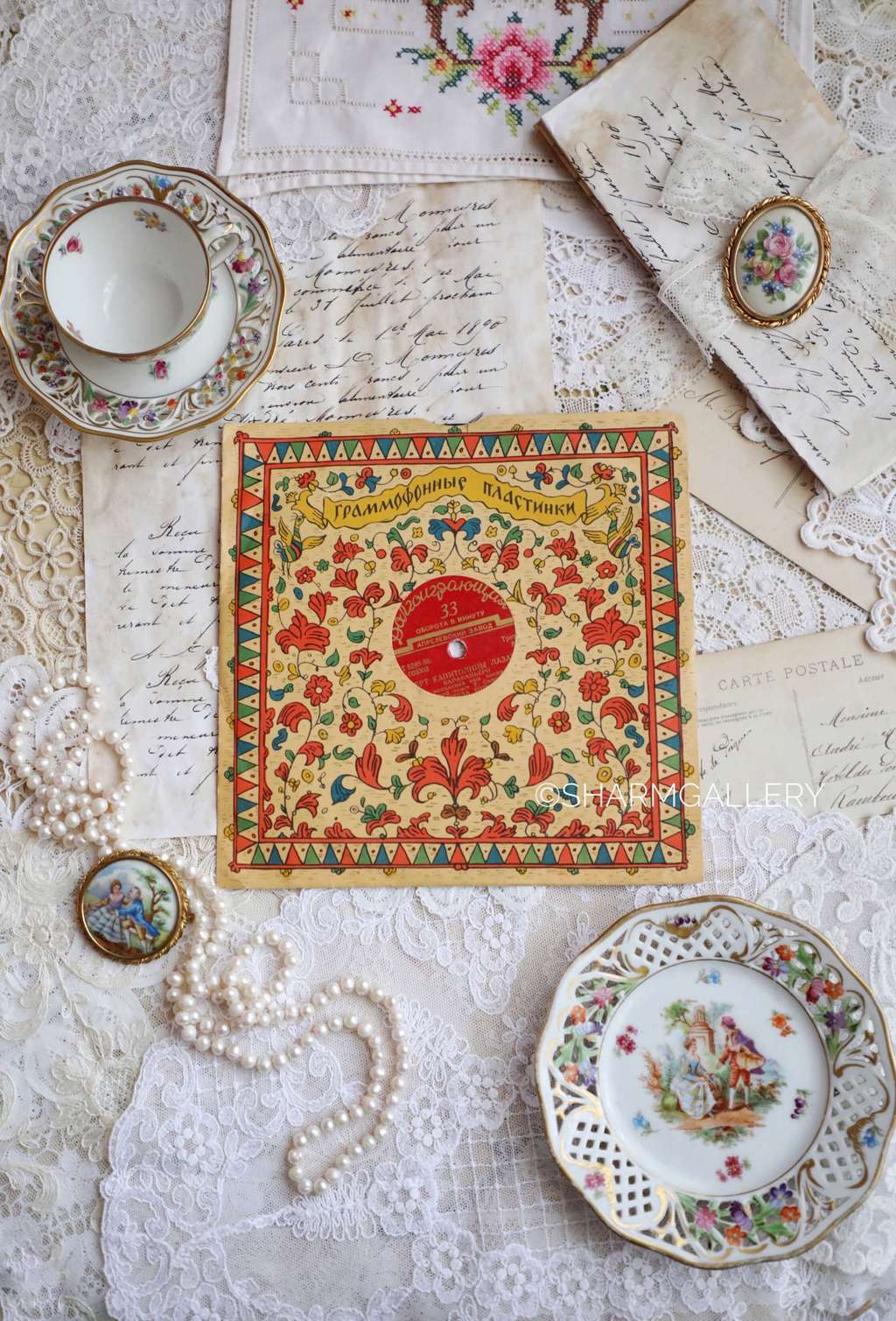 Пластинка долгоиграющая Концерт Капитолины Лазаренко, Апрелевский завод. 1956г.