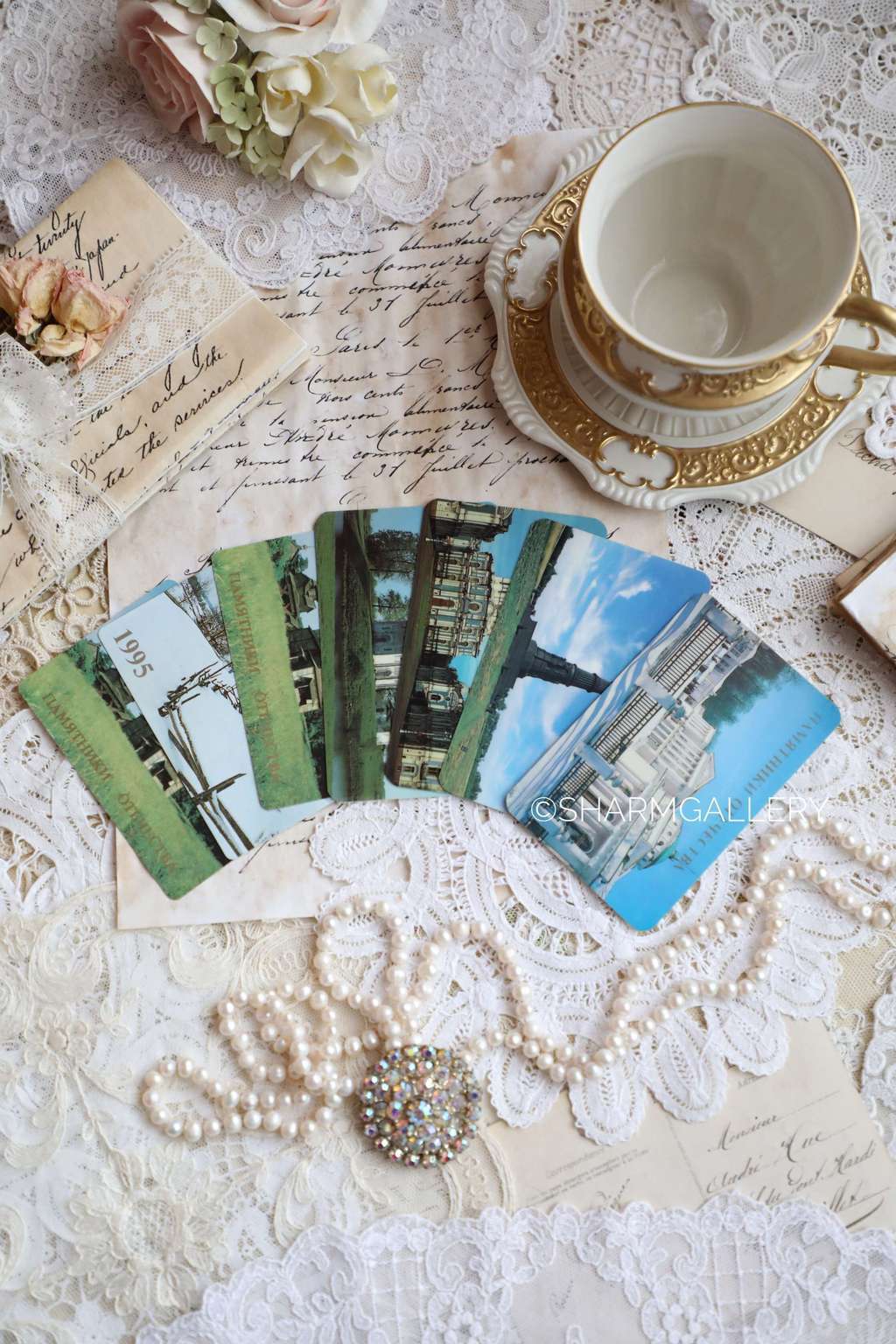 Набор календариков 7шт., №10. СССР 1989-94гг. Памятники отечества.