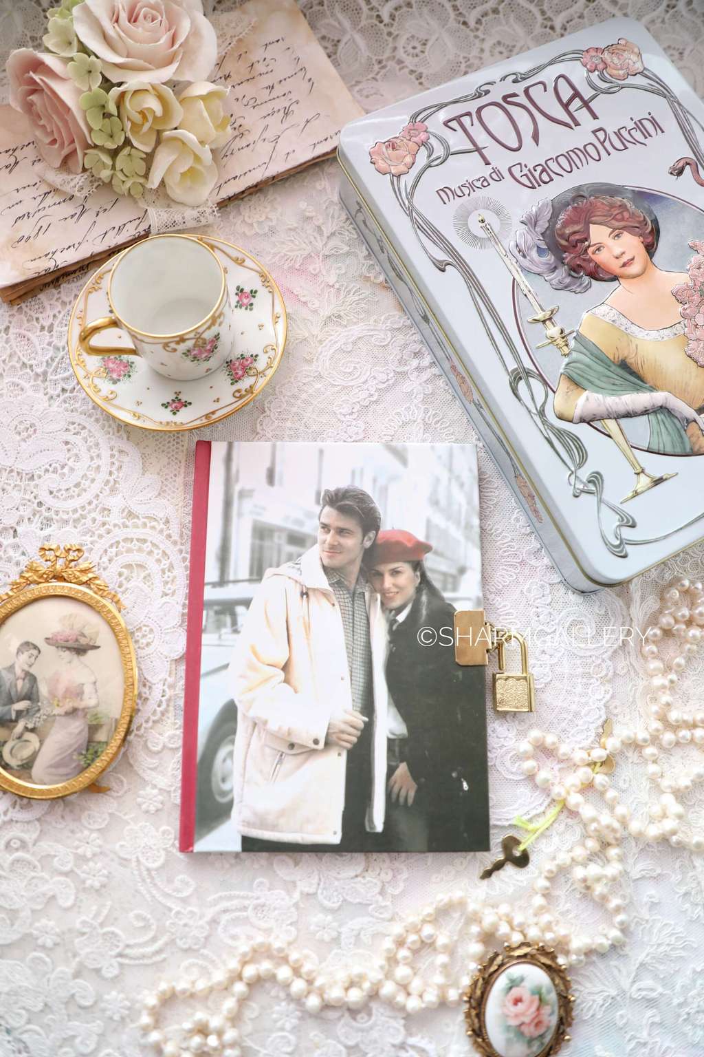 Винтажный девичий дневник на замочке 1990гг.