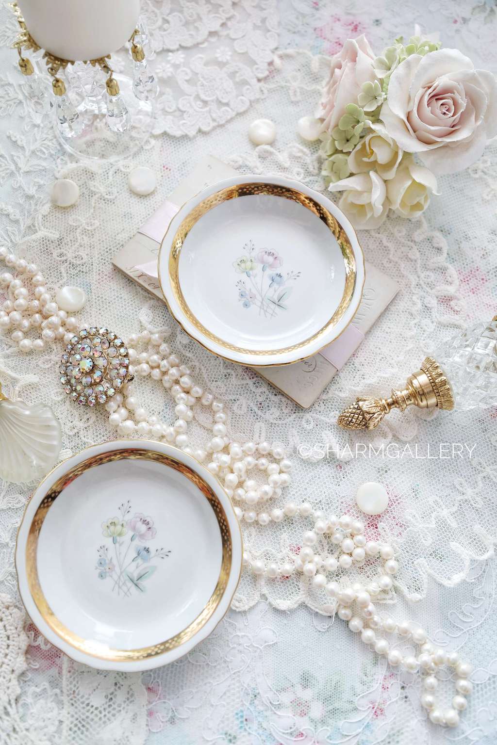 Две розетки KPE фарфор Германия ГДР.