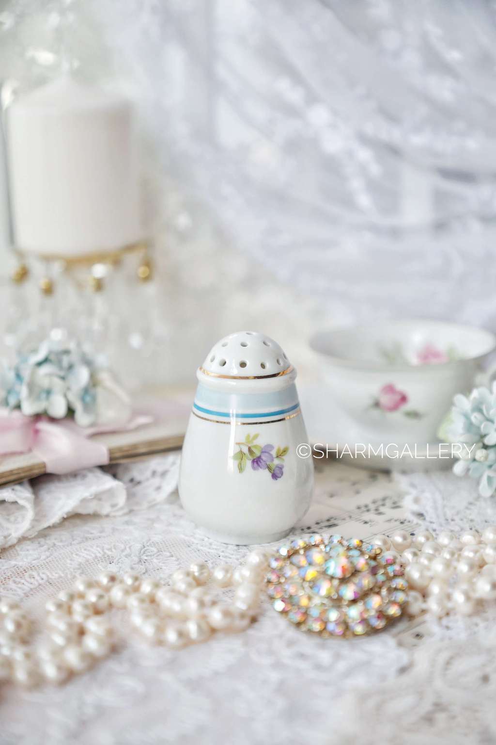 Старинная солонка  фарфор СССР. №8.