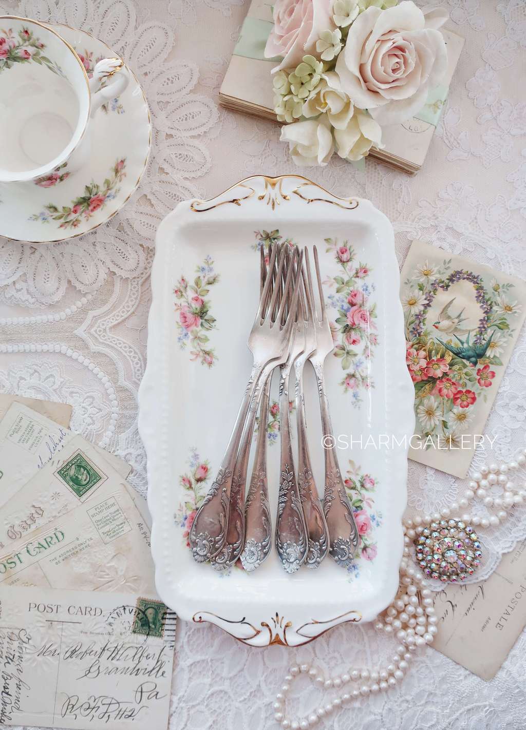 Вилки столовые №93. Винтаж, мельхиор ЗИШ.